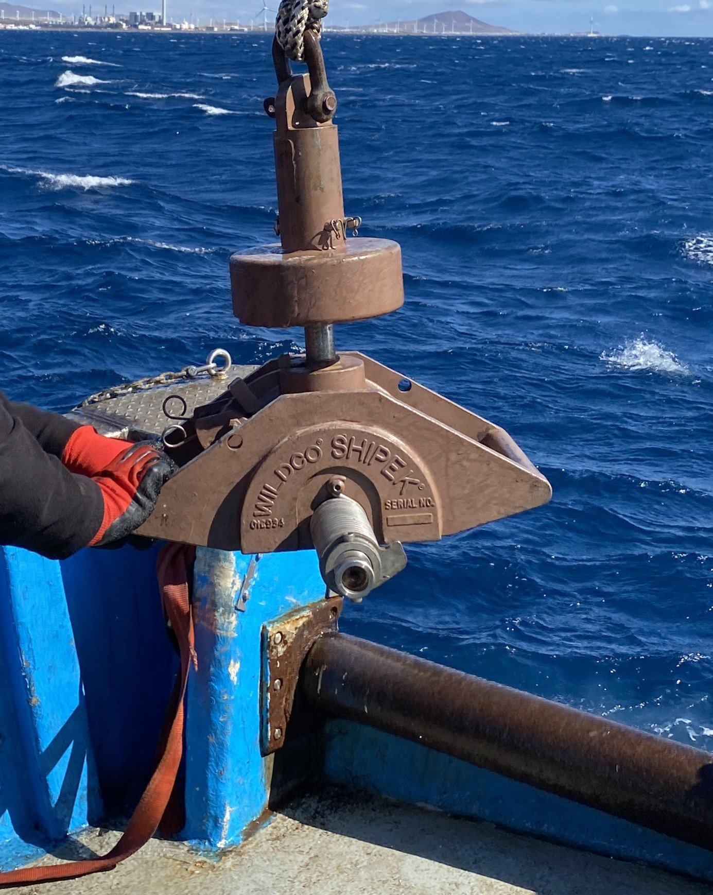 Day Grab sampling on board